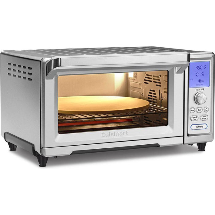 Cuisinart TOB-260N1 1875-watts Chef's Toaster Oven Silver + Warranty Bundle