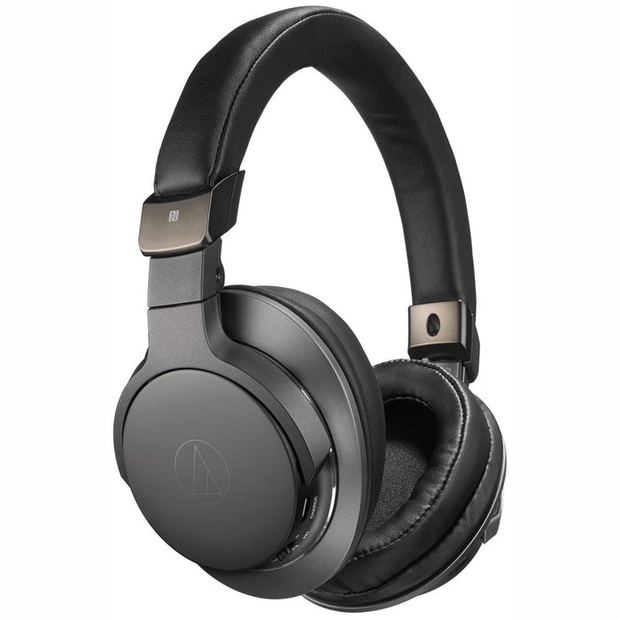 Audio-Technica Bluetooth Wireless Over-Ear Hi-Res Headphones w/ Deco Gear Bundle
