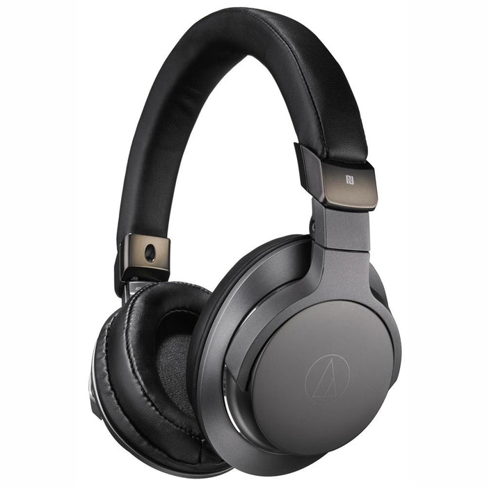 Audio-Technica Bluetooth Wireless Over-Ear Hi-Res Headphones w/ Audio Essentials Bundle