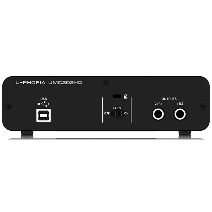Behringer Audiophile 2x2 24-Bit/192 kHz USB Audio Interface U-PHORIA + Warranty