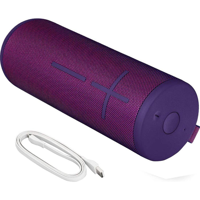 Ultimate Ears BOOM 3 Portable Waterproof Bluetooth Speaker Purple + Power Bank