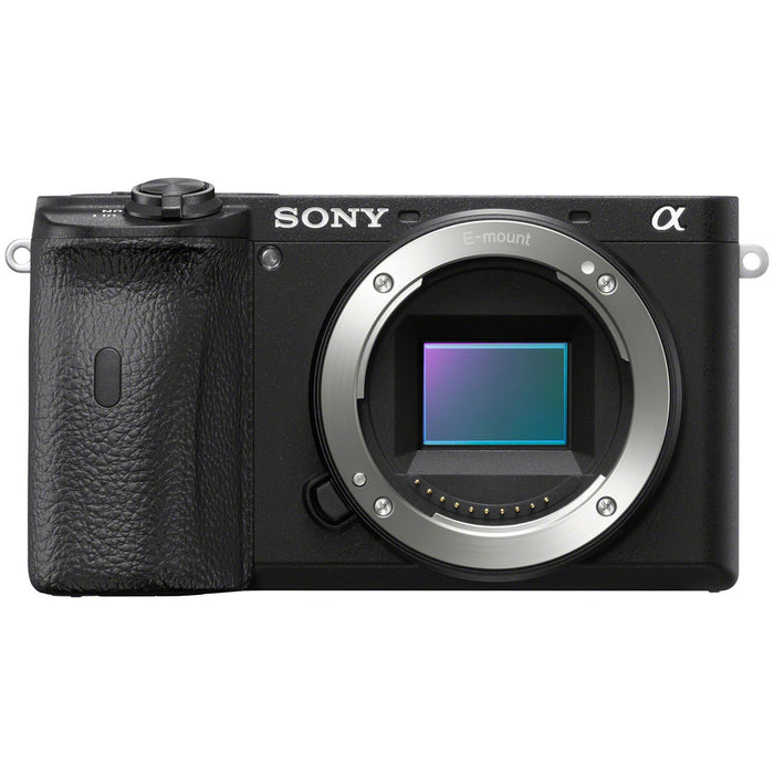 Sony  a6600 Mirrorless Camera 4K Body Only ILCE-6100B Shooting Grip Tripod Pro Bundle