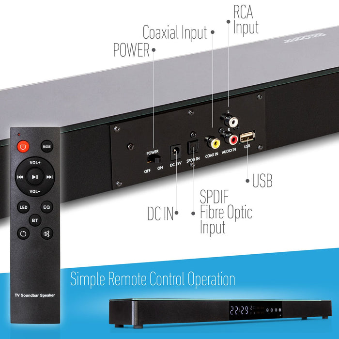 Sony XBR43X800H 43" X800H 4K Ultra HD LED TV (2020) with Deco Gear Soundbar Bundle