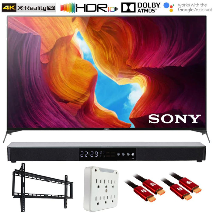 Sony XBR75X950H 75" X950H 4K Ultra HD LED TV (2020) with Deco Gear Soundbar Bundle