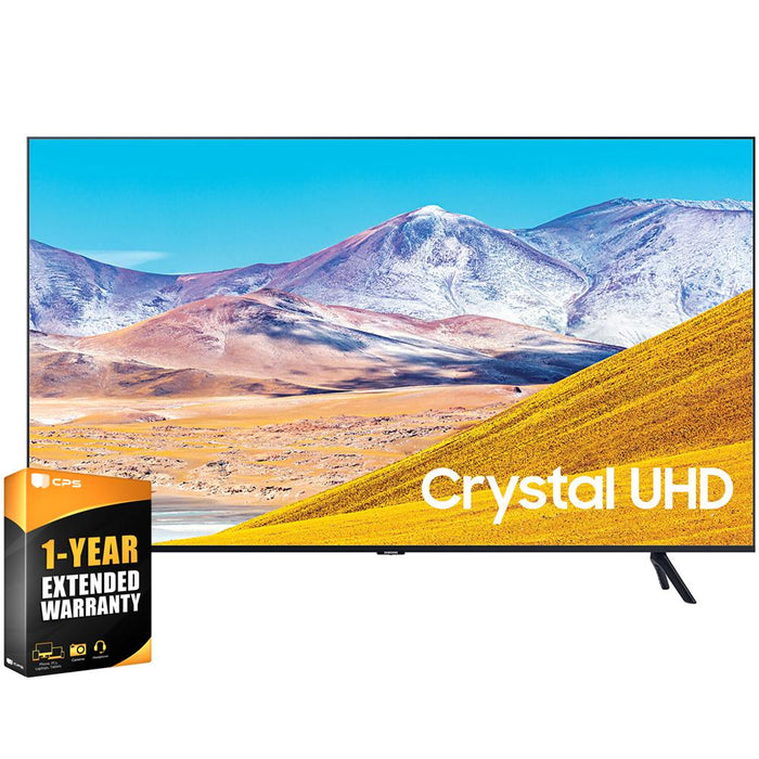 Samsung UN55TU8000FXZA 55" 4K UHD Smart LED TV 2020 Model + Extended Warranty