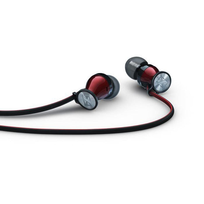 Sennheiser Momentum In-Ear Headphones (Samsung Galaxy/Android) - Black/Red - Renewed