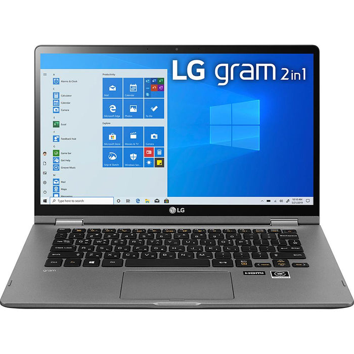 LG gram 14" Intel i7-10510U 16GB/1TB SSD Convertible Laptop 14T90N-R.AAS9U1