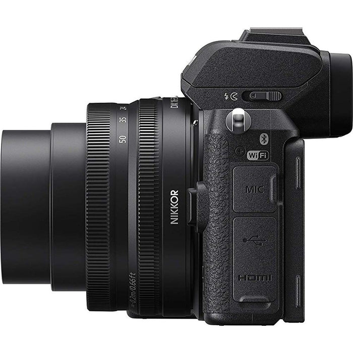 Nikon Z50 DX Mirrorless Camera w/ NIKKOR Z DX 16-50mm & 50-250mm VR Lens - Renewed