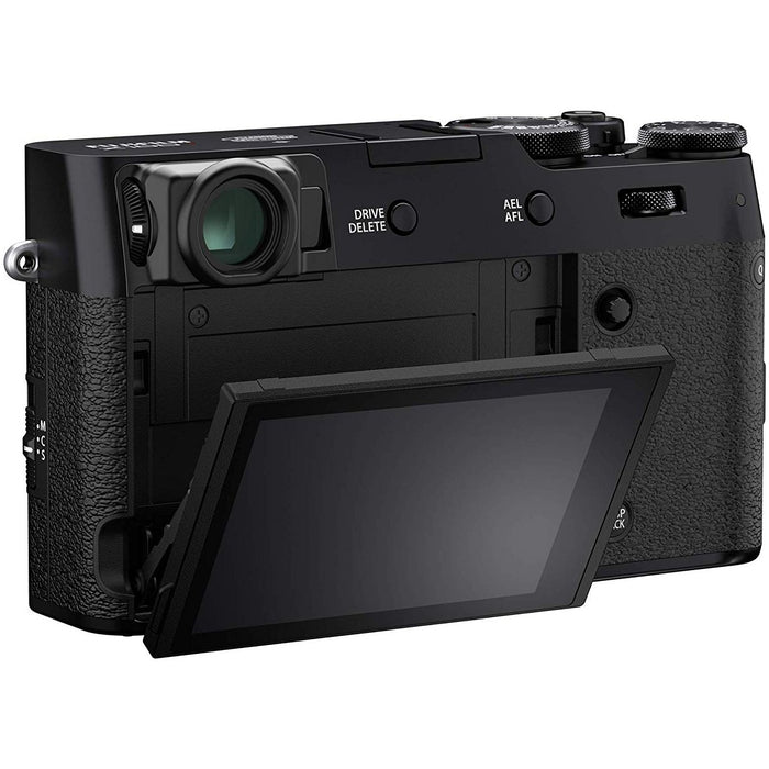 Fujifilm X100V Premium Compact Digital Camera with 23mm F2 Lens Black Accessory Bundle