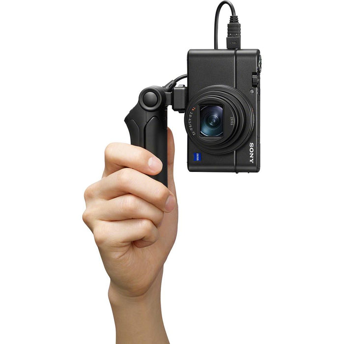 Sony Cyber-Shot DSC-RX100 VII Camera Kit + VCT-SGR1 Shooting Grip Tripod (Open Box)