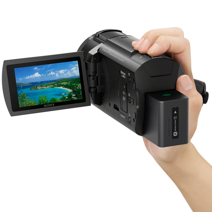 Sony FDR-AX43 4K UHD Handycam Camcorder Kit AX43 Video Recording Camera Pro Bundle