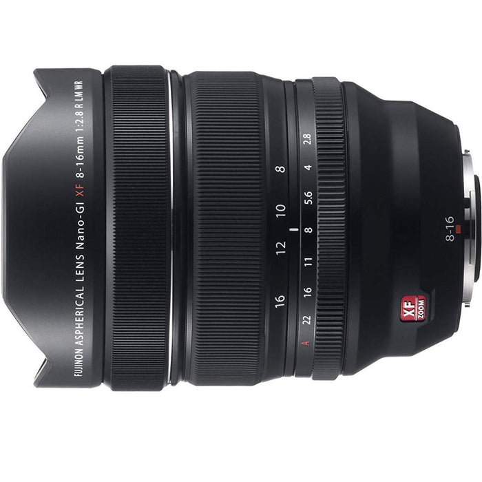 Fujifilm Fujinon XF 8-16mm F2.8 R LM WR Lens for Mirrorless X Series Digital Cameras Kit