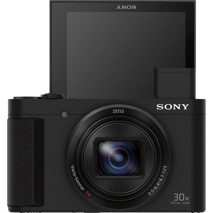 Sony Cyber-shot HX80 Compact Digital Camera with 30x Optical Zoom - Black - OPEN BOX