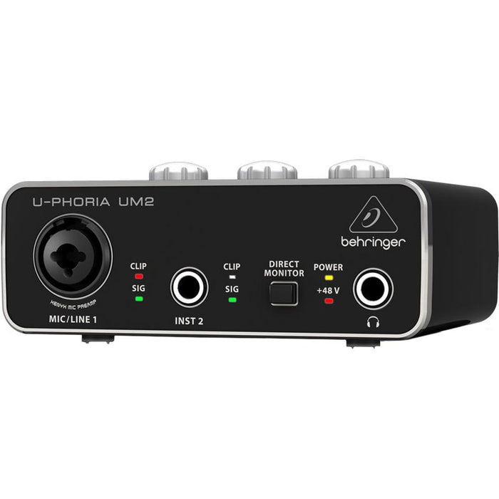 Behringer U-PHORIA Audiophile USB Audio Interface & Mic + Extended Warranty