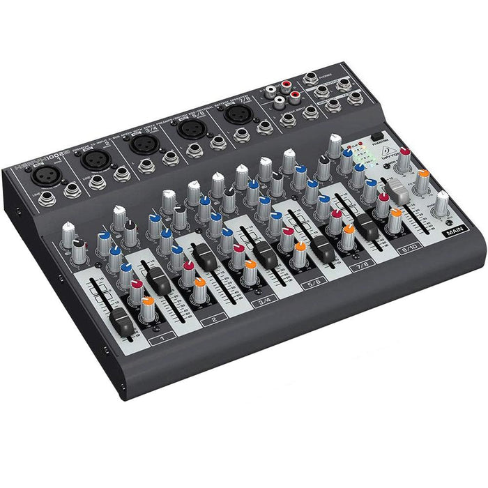 Behringer XENYX 1002B Premium 10-Input 2-Bus Mixer with 1 Year Extended Warranty