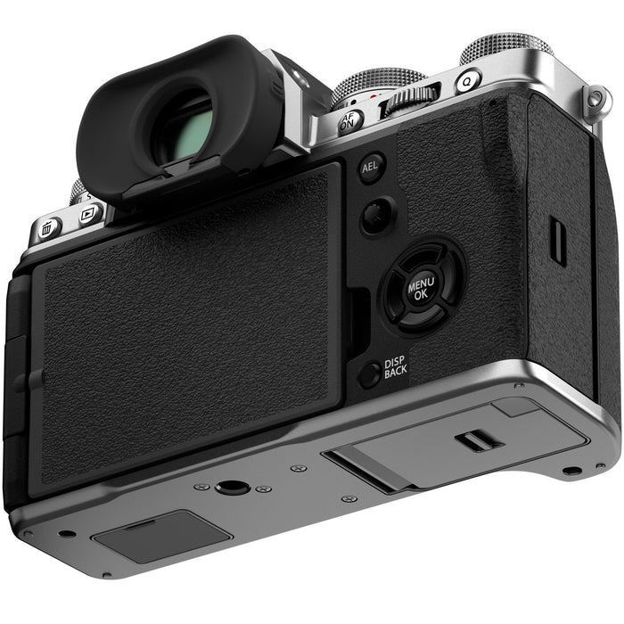 Fujifilm X-T4 Mirrorless Digital Camera Body with IBIS & 4K Video Bundle Silver