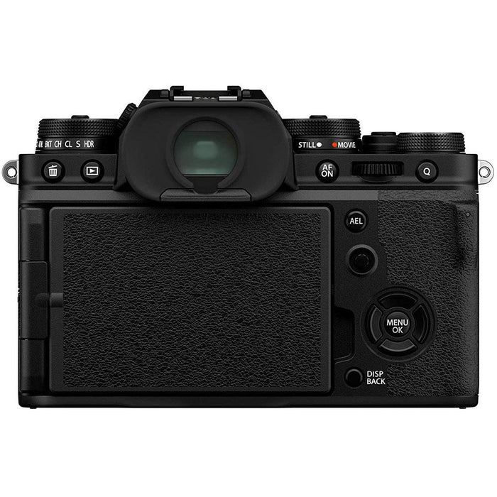 Fujifilm X-T4 Mirrorless Digital Camera Body + XF 16-80mm Lens Kit Bundle Black