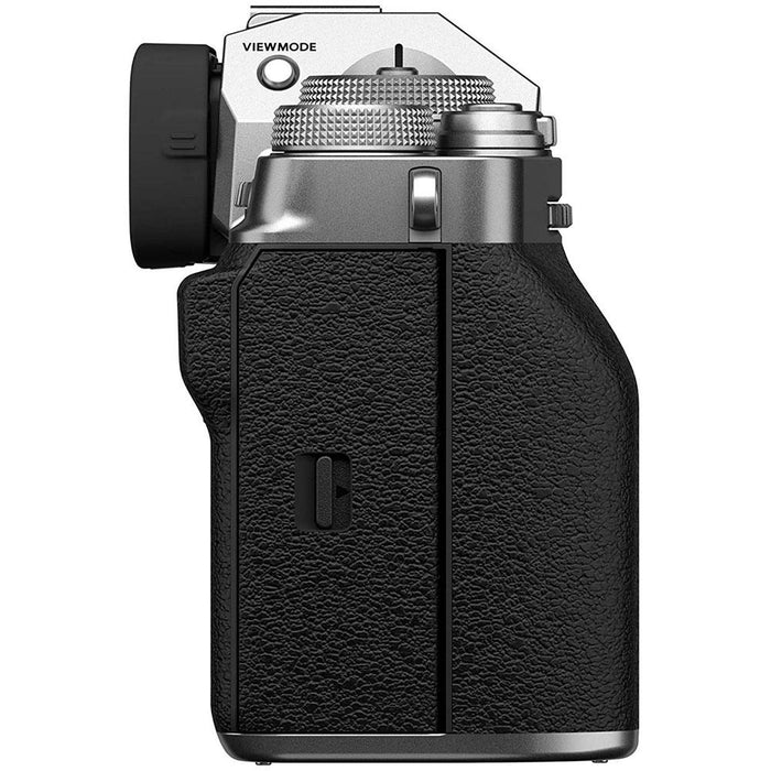 Fujifilm X-T4 Mirrorless Digital Camera Body + XF 18-55mm Lens Kit Bundle Silver