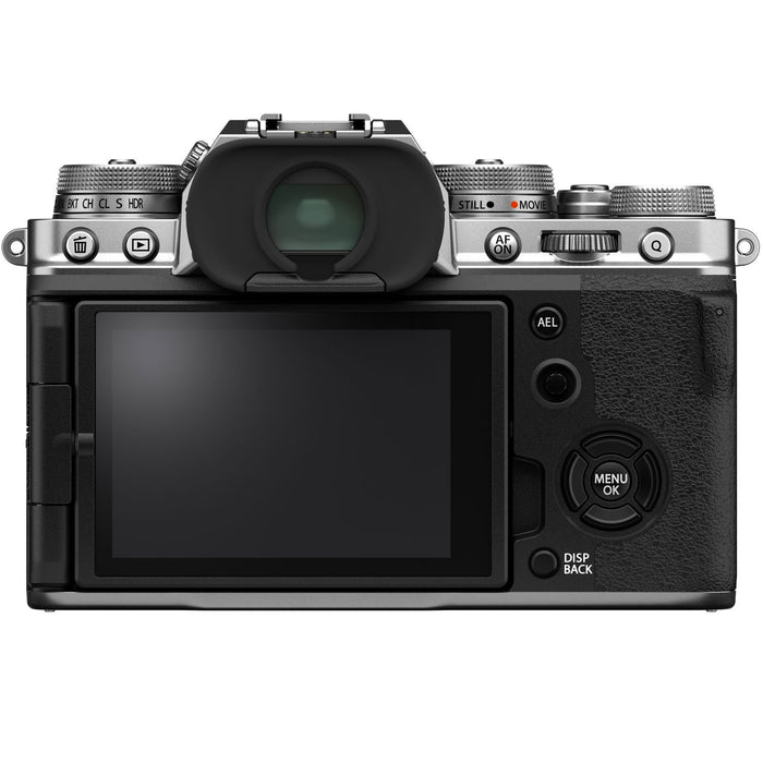 Fujifilm X-T4 Mirrorless Digital Camera Body + XF 16-80mm Lens Kit Bundle Silver