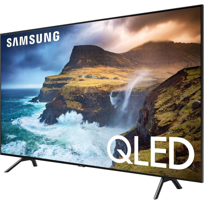 Samsung 65" Q70 QLED Smart 4K UHD TV 2019 Model + Soundbar with Subwoofer Bundle