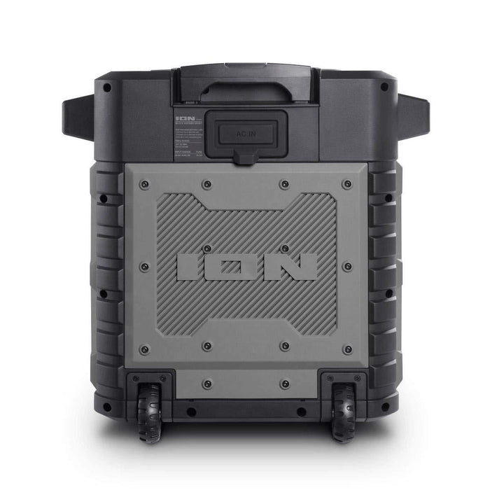 Ion Audio Pathfinder IPX4 Water-Resistant Portable 100 Watt Speaker, Gray (iPA79AGY)