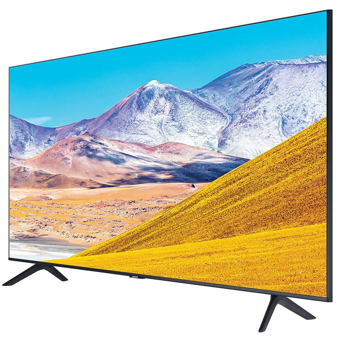 Samsung 65" 4K UHD Smart LED TV (2020 Model) w/ Deco Gear 60W Soundbar Bundle