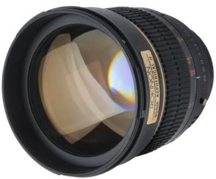 Rokinon 85MAF-N - 85mm f/1.4 Aspherical Lens for Nikon DSLR Cameras w/ Automatic Chip -