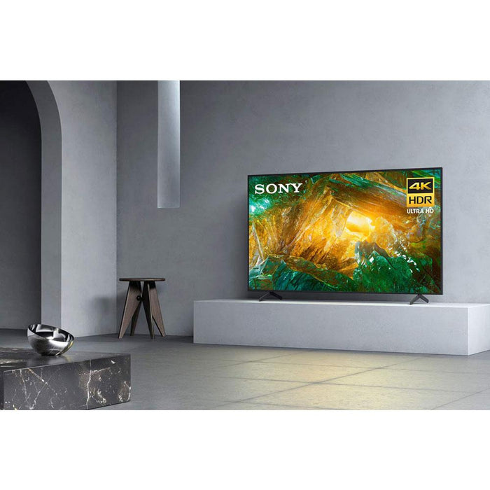 Sony XBR65X800H 65" X800H 4K UHD LED TV (2020) with Deco Gear Home Theater Bundle