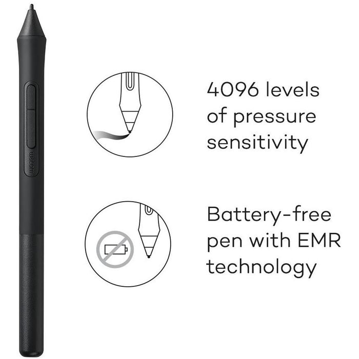 Wacom Intuos 7-inch Creative Pen Tablet, Black - Factory Refurbished