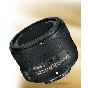 Nikon AF-S NIKKOR 50mm F1.8G Lens Kit for F-mount DSLR Camera w/ Filter + Case Bundle