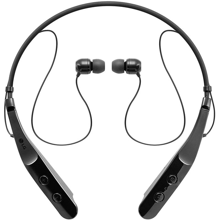 LG TONE Triumph HBS-510 Wireless Bluetooth Headset Black with Power Bank Bundle