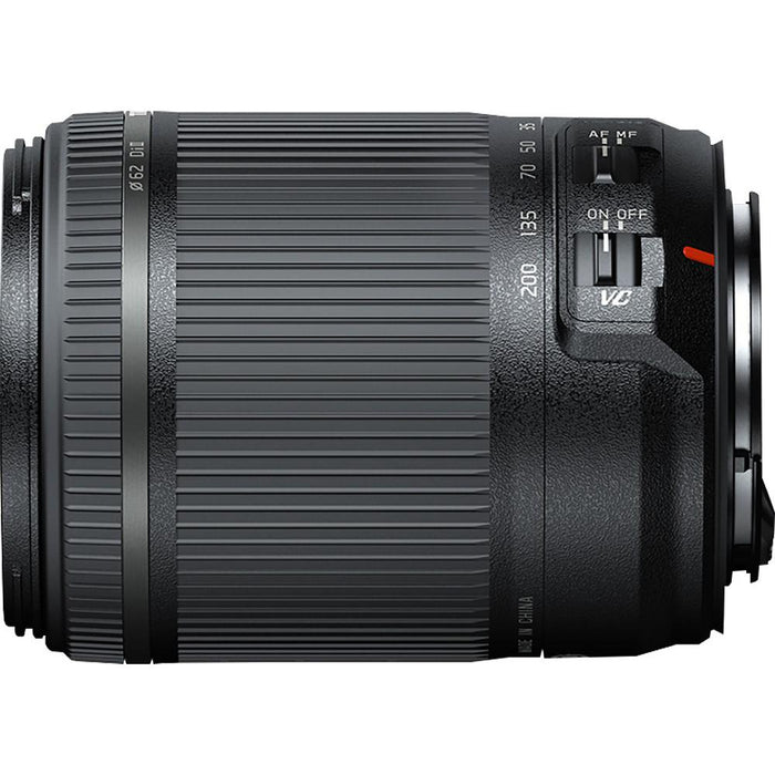 Tamron 18-200mm F/3.5-6.3 Di II VC Lens Kit for Canon EF Mount DSLR Cameras B018 Bundle