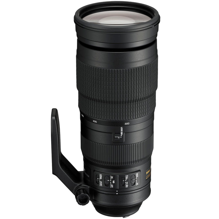 Nikon 200-500mm f/5.6E ED VR AF-S FX NIKKOR Telephoto Lens Backpack Filter Kit Bundle