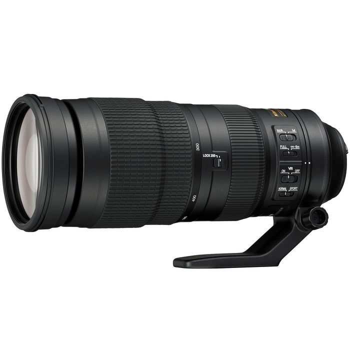 Nikon 200-500mm f5.6E ED VR AF-S FX NIKKOR Full Frame Telephoto Lens Stabilizer Bundle