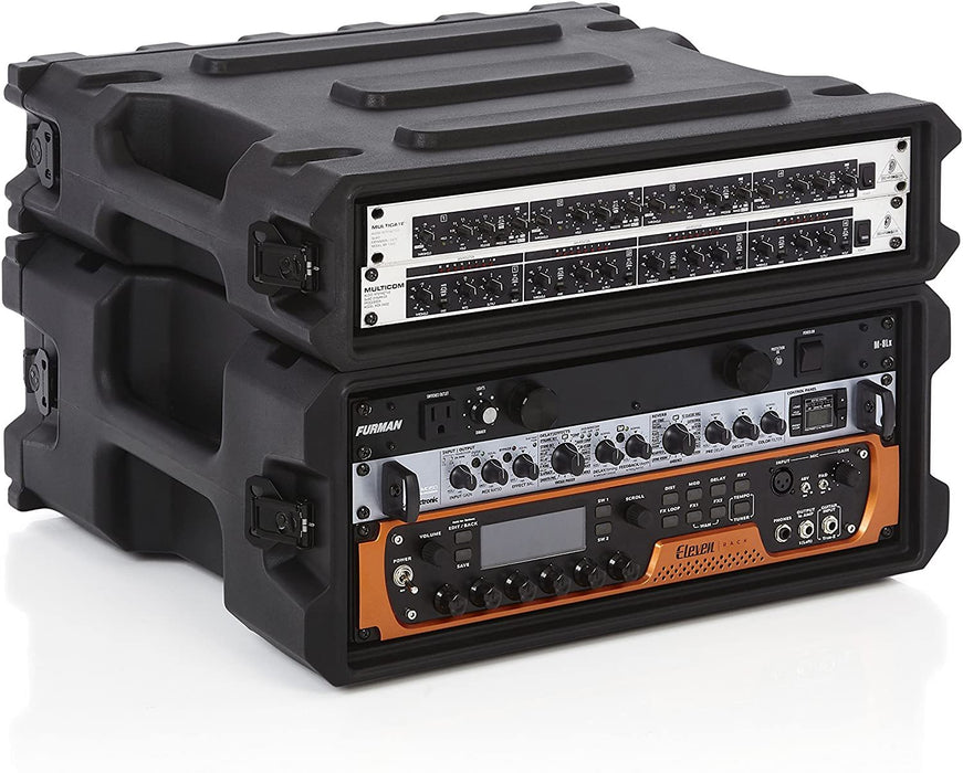 Gator USA Made Standard Depth Racks Series 4U 19" Deep Molded Audio Rack