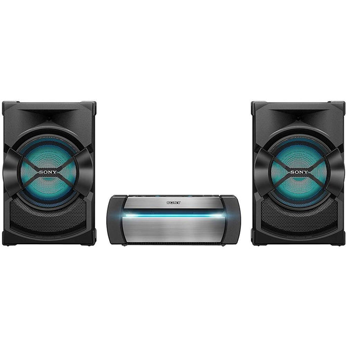 Sony High Powered, 3-box, DJ & Light Effects, Bluetooth Audio System w/ Software Kit
