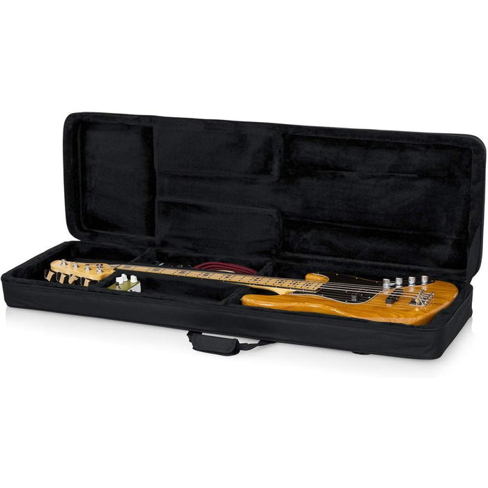 Gator GL-BASS GL Guitar Series Bass Guitar Case w/ Deco Gear Power Bank Bundle