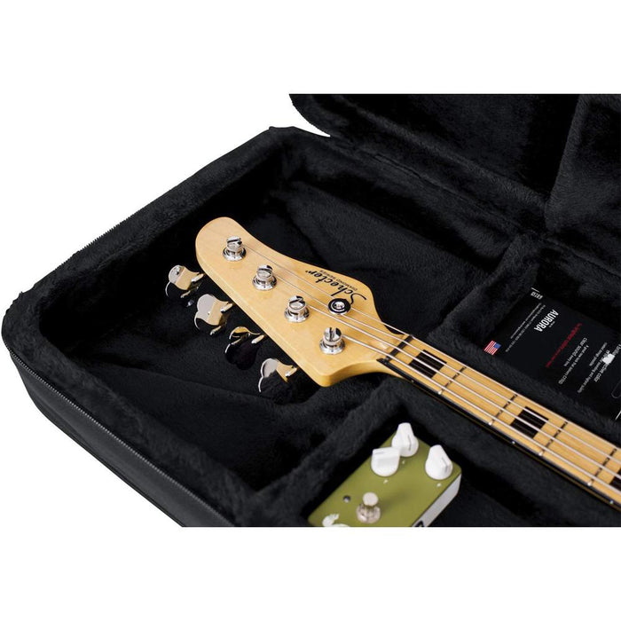 Gator GL-BASS GL Guitar Series Bass Guitar Case w/ Deco Gear Power Bank Bundle