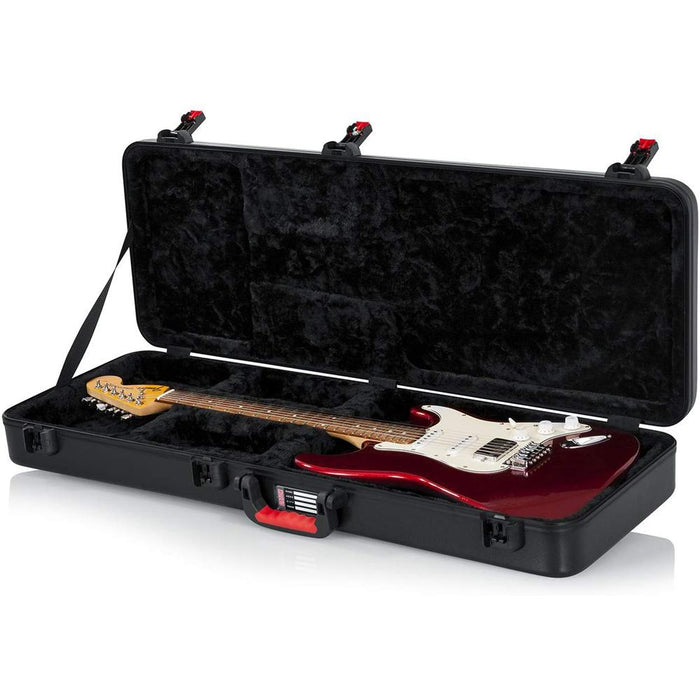 Gator TSA Guitar Series Electric Guitar Case w/ Deco Gear Power Bank Bundle