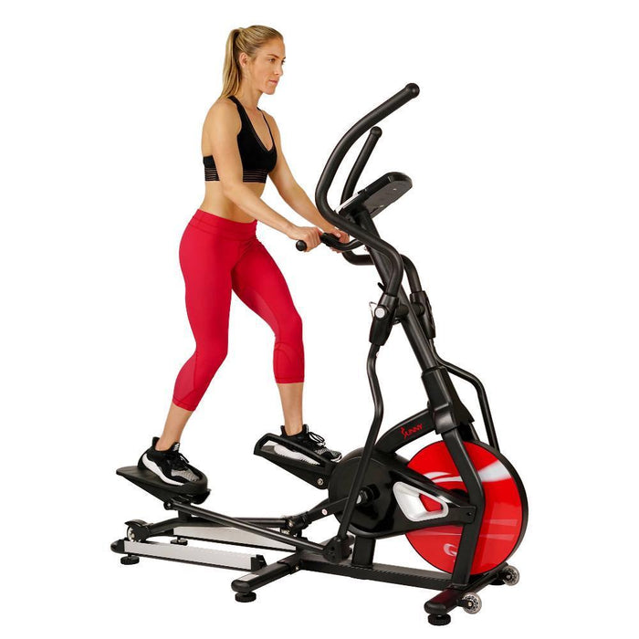 Sunny Health and Fitness Stride Zone Elliptical w/ Tablet Holder, LCD Monitor and HR Monitor - (SF-E3865)
