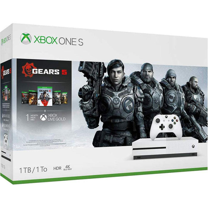 Microsoft Xbox One S Gears Of War 5 Bundle with Wireless Controller - OPEN BOX