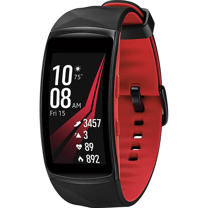 Samsung Gear Fit2 Pro Fitness Smartwatch - Red, Small - OPEN BOX
