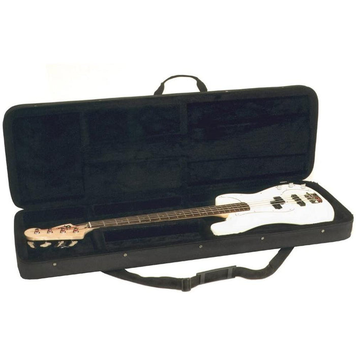 Gator GL Guitar Series Bass Guitar Case w/ Hand-Brushed Suede Guitar Strap