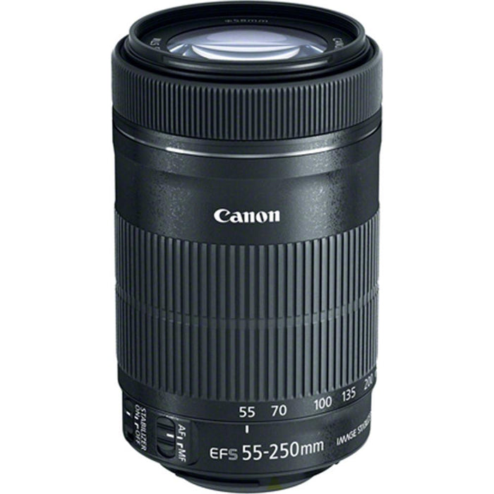Canon EF-S 55-250mm f/4-5.6 IS STM Lens (8546B002) - Open Box