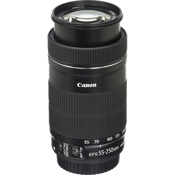 Canon EF-S 55-250mm f/4-5.6 IS STM Lens (8546B002) - Open Box