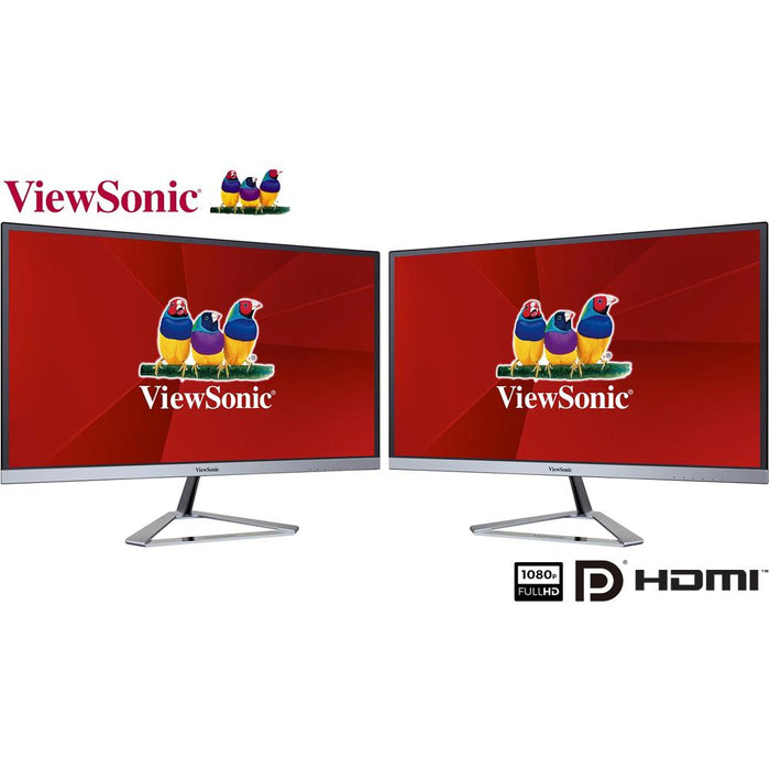 ViewSonic VX2776-SMHD 27-inch Full HD Ultra Slim IPS Monitor (2-Pack)