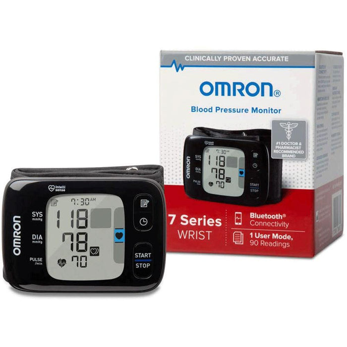 Omron 7 Series Wireless Bluetooth Wrist Blood Pressure Monitor BP6350