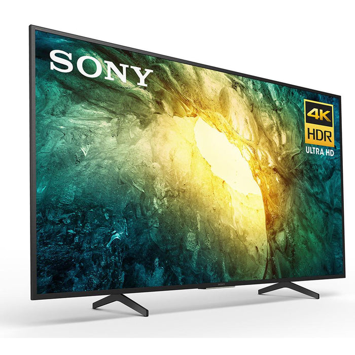 Sony 75-inch X750H 4K Ultra HD LED Smart TV (2020) w/ Deco Gear Sound Bar Bundle
