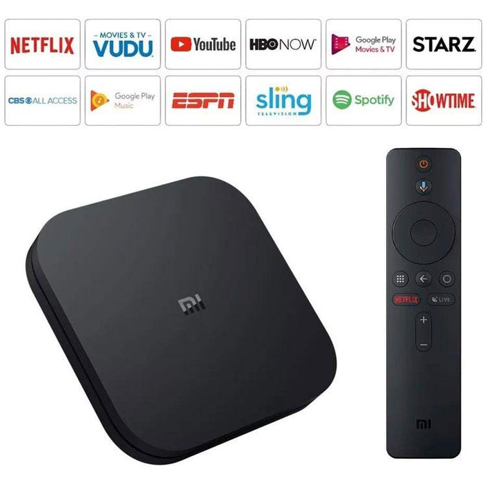 Xiaomi Mi Box S 4K Android TV Streaming Media Player with Interactive Wireless Keyboard