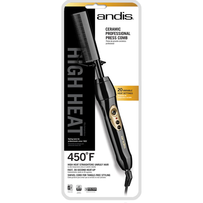 Andis Company High Heat Press Comb